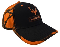[C9239155] Gorra Wallis HUNTER Negra Naranja CAMU C9239155