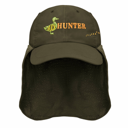[C9204159] Gorra Wallis pescador faldon DUCK HUNTER huellas olive C9204159