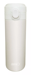 [OU-20124P] Termo Blanco Pastel 2 PARED 400ml Steiner  OU-20124P