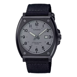 [MTP-E715C-8AVCF] Casio 10 Yrs Analo Cloth Gry MTP-E715C-8AVCF