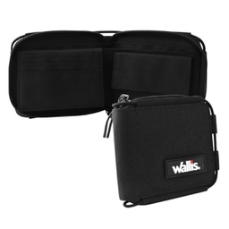 [W030362] CARTERA CON CIERRE, CERRADA 12X10 CM, wallis W030362