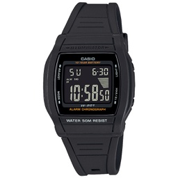 [W-201-1BVCR] Casio 10 YEAR DIGI RES REVERSE LCD B W-201-1BVCR