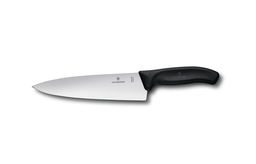 [6.8063.20G] SwissClassic, cuchillo de trinchar, normal 20cm negro Victorinox 6.8063.20G