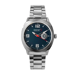 [ST23255WQ] RELOJ ANALOGO CABALLERO AZUL, ACERO INOXIDABLE STEINERST23255WQ