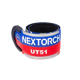 [UT51] BRAZALETE DE SEÑALIZACION CON LUZ LED, Nextorch-pulsera de advertencia intermitente UT51, brazalete de luz LED, 5 modos de iluminación, recargable, NEXTORCH UT51