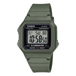 [W-217H-3AVCF] Reloj Casio Large Digi Resin Grn W-217H-3AVCF