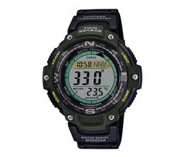 [SGW-100-3AVCF] RELOJ 200M BRUJULA/ TERMOMETRO DIGITAL RESIN VERDE, CASIO, SGW-100-3AVCF