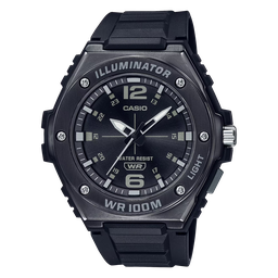 [MWA-100HB-1AVCF] CASIO MEN'S A RSN BLK/BLK MWA-100HB-1AVCF