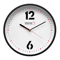 [STWA23-6056C] Reloj de Pared | Análogo, Blanco / Negro Ø 30 cm Steiner STWA23-6056C