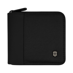 [653367] Travel Essentials, Zip-Around Wallet, Black 653367 Victorinox