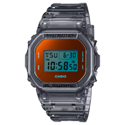 [DW-5600TLS-8CR] G-Shock Resin GY/RD DW-5600TLS-8CR