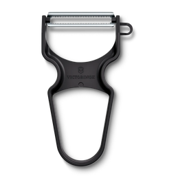 [6.0933.3] RAPID Peeler, PP, black, serrated edge  6.0933.3