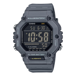 [AE-1600H-8BVCF] Casio LRG LCD SQR RSN GRY AE-1600H-8BVCF