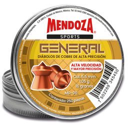 [MD-011] Diabolo General Cal. 5.5 x 250 MD-011