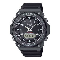 [AQ-S820W-1AVCF] Casio SOLAR HD COMBI RESIN BLK AQ-S820W-1AVCF