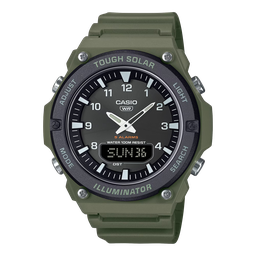 [AQ-S820W-3BVCF] Casio SOLAR HD COMBI RESIN GRN AQ-S820W-3BVCF