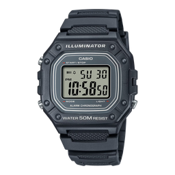 [W-218H-8BVCF] Casio MENs DIGI rev LCD W-218H-8BVCF