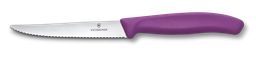 [6.7235.C1] Swiss Classic, steak &amp; pizza knife, 11cm, wavy, purple 6.7235.C1