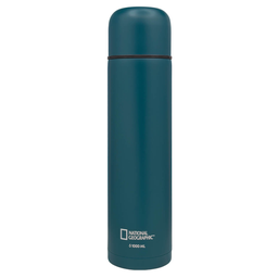 [THNG24] Termo Nat Geo CONSERVE PROTECT acero inox 1000 ml verde petróleo mate THNG24
