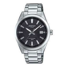 [EFV-160D-1AVCR] EDIFICE 3-HAND ANA METAL SIL/BLK CASIO EFV-160D-1AVCR