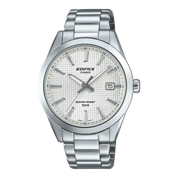 [EFV-160D-7AVCR] EDIFICE 3-HAND ANA METAL SIL/WHT CASIO EFV-160D-7AVCR