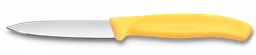 [6.7608.C1] Swiss Classic, paring knife, 8cm, straight, pointed tip, yellow 6.7608.C1 Victorinox