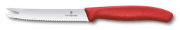 [6.7861.C1] Swiss Classic, cheese and sausage knife, 11cm, fork tip, red 6.7861.C1 Victorinox