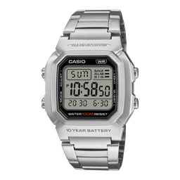 [W-800HD-1AVCF] CASIO CLASSIC DIGITAL BLACK METAL W-800HD-1AVCF