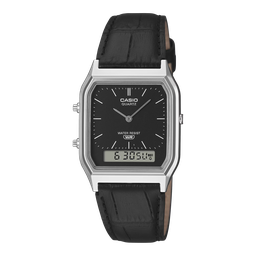 [AQ-230EL-1ACF] VINTAGE AD LETHER BLK/BLK AQ-230EL-1ACF CASIO