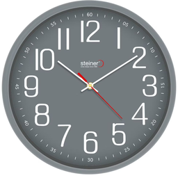 [STWA25-3692GY] RELOJ PARED ANÁ 33 CM CARÁ/MCO GRIS STWA25-3692GY