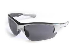 [S2063214] Lentes armazón plata/negro-gris, micas humo, Wallis