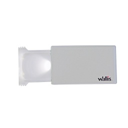 [LU270607] Lupa de bolsillo de 2x, con luz LED, Wallis