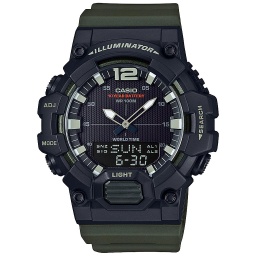 [HDC-700-3AVCF] Mens 2H Combi AD Rsn GRN/BLK Reloj HDC-700-3AVCF