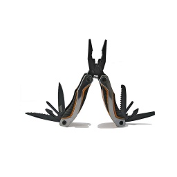 [K907853] Multiherramienta, mango metal con naranja/negro, Wallis